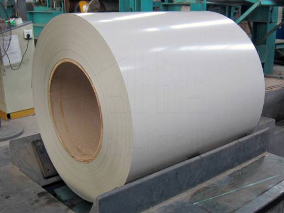 0.8mm white coated aluminum coil for ceiling