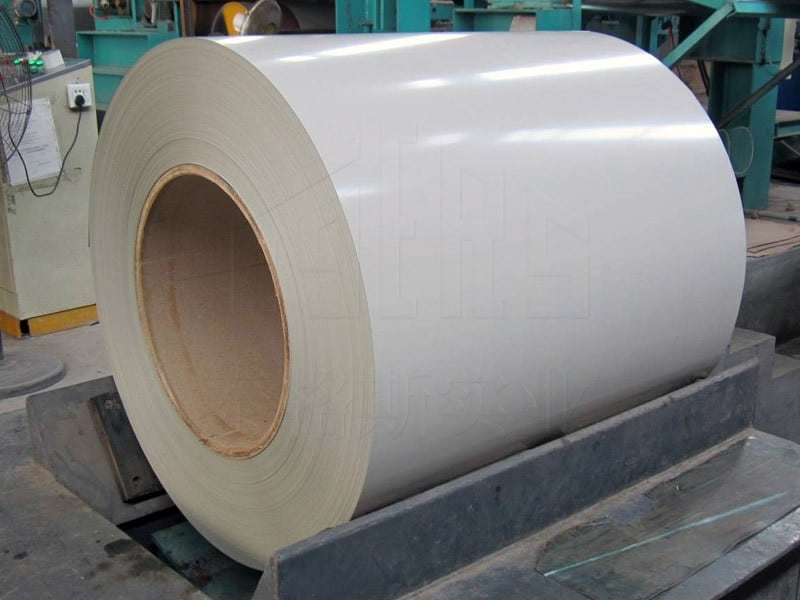 0.8mm white coated aluminum coil for ceiling