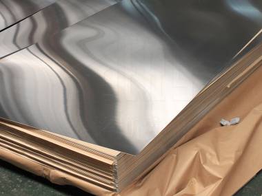 What is the thickness of 11 gauge aluminum? aluminum sheet interleaved with paper