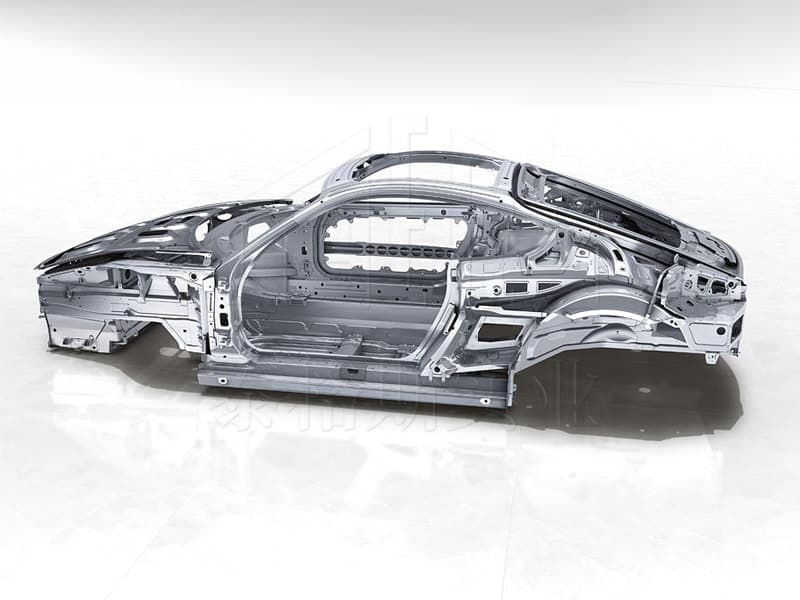 auto shell made of aluminum sheet