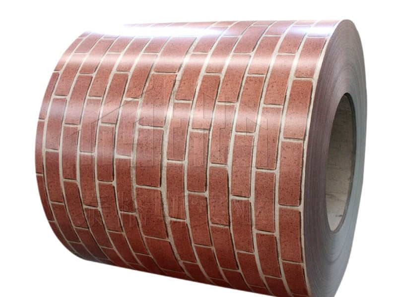 brick red coated aluminium coil
