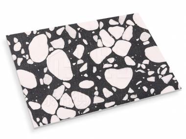 Cobblestone coated aluminium sheet