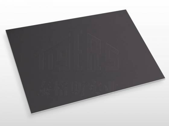 Color coated aluminum sheet with black