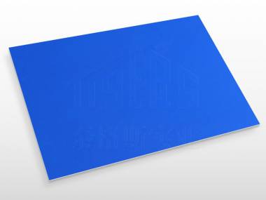 Color coated aluminum sheet with blue