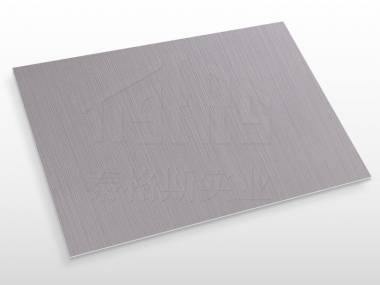Color coated aluminum sheet with gray brushed