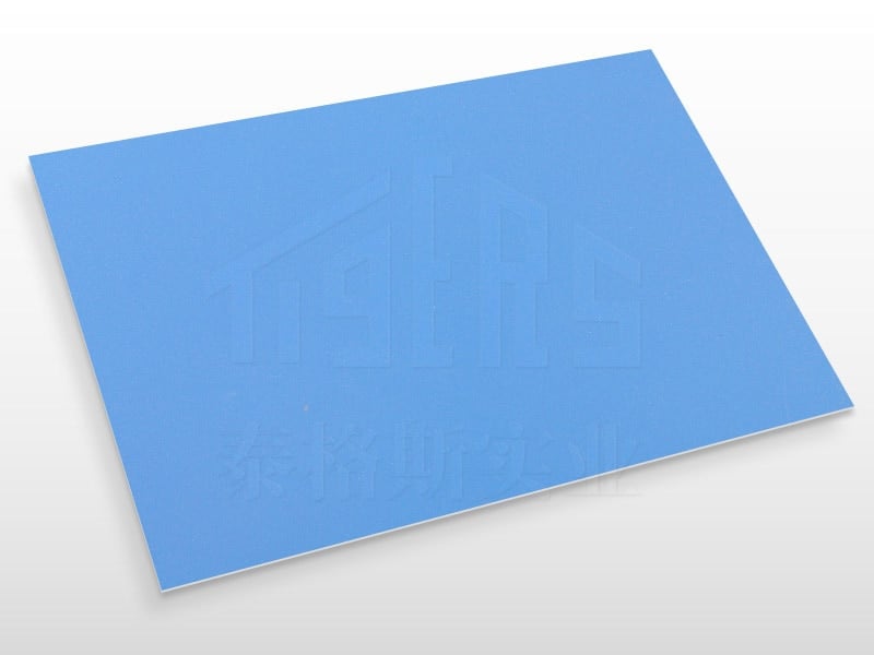 color coated aluminum sheet with light blue