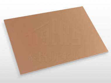 Color coated aluminum sheet with metallic