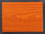 Orange wood grain aluminum