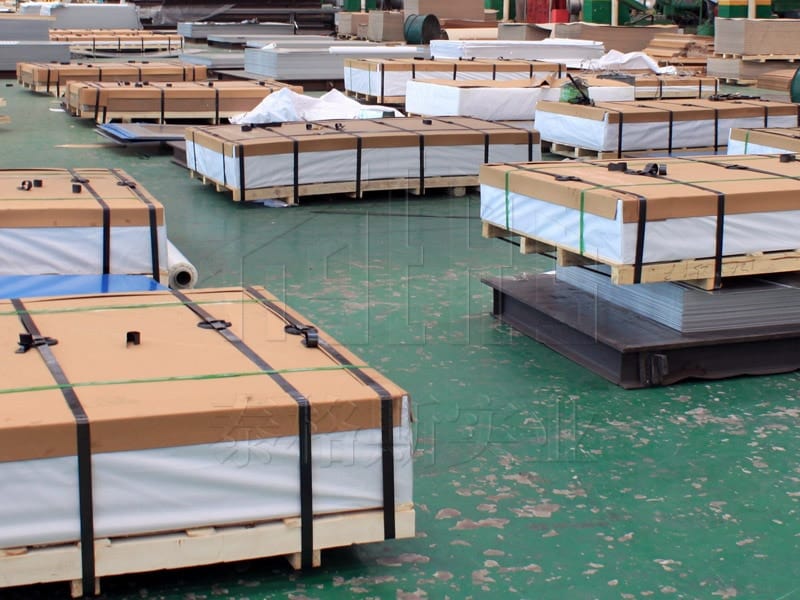 packed aluminum sheet
