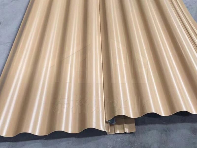 Prepainted corrugated roofing aluminium sheet