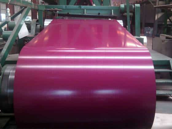 PVC Coated Aluminum Coil Purple coated aluminum coil