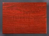 Red wood grain aluminum panel