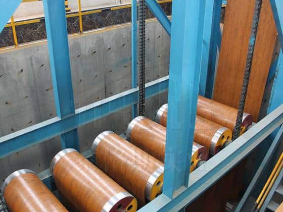 woodgrain look aluminium coil production line