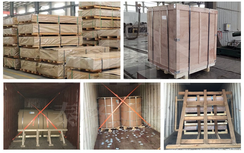 aluminum sheet packaging and container reinforcement