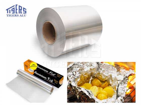 Aluminum foil for household foil