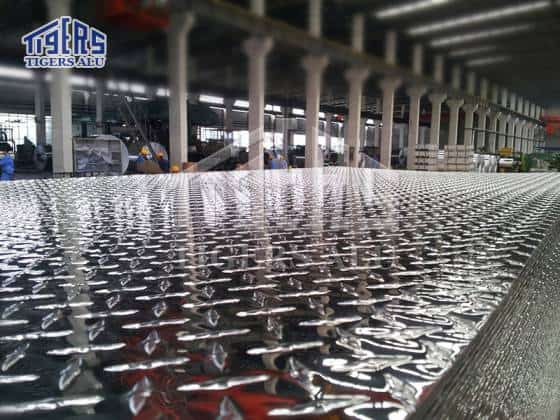 polished aluminum diamond plate