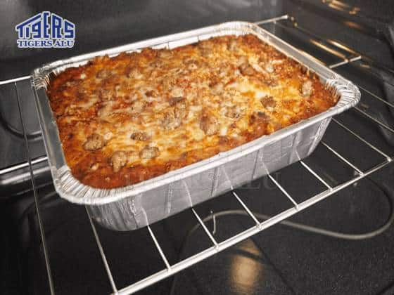 Cook in the oven with foil meal containers