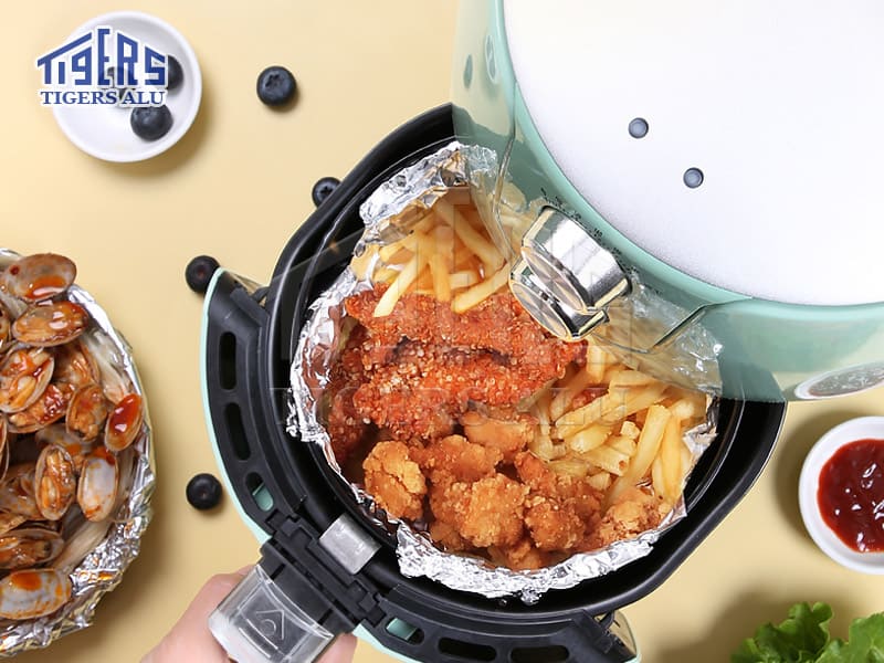 Air fryer use aluminum foil